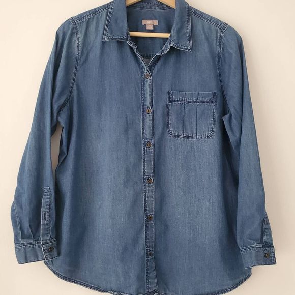 J. Jill | Tops | J Jill Denim Shirt 